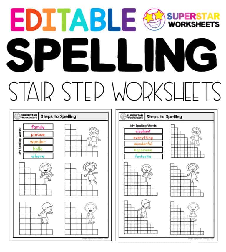 Make My Own Spelling Worksheets