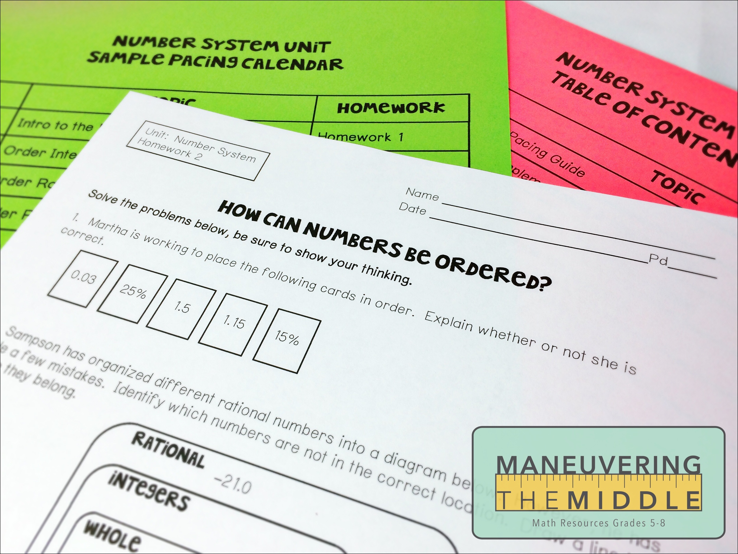 5 Ways to Maneuver Middle LLC 2015 Worksheets Answers