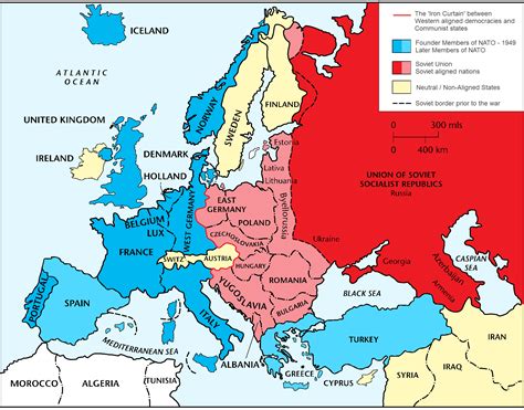 Map Europe Cold War Topographic Map Of Usa With States