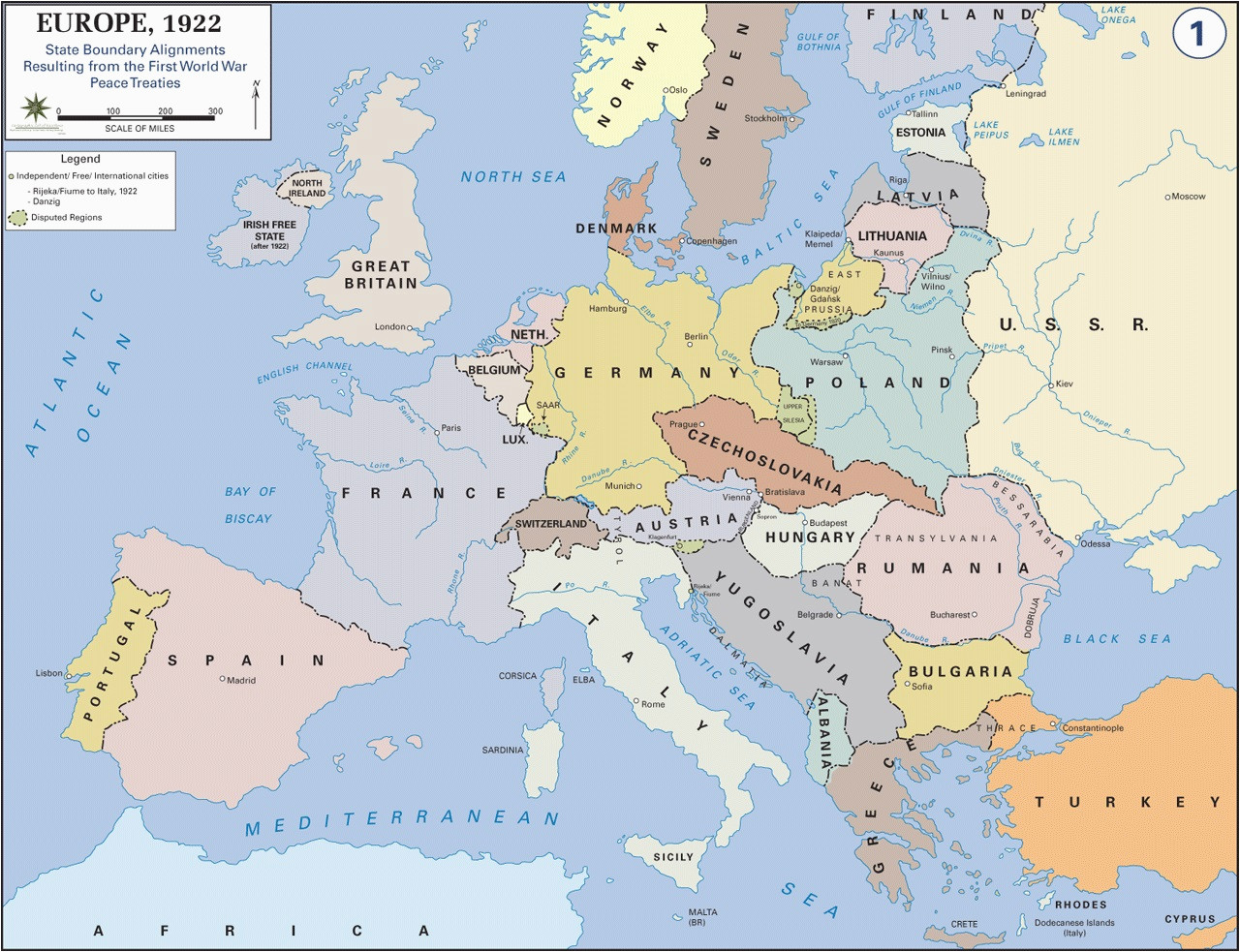 Map Of Europe Before And After World War 2