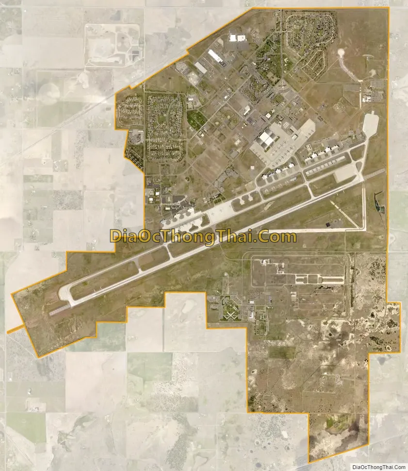 Map Of Fairchild Afb Cdp