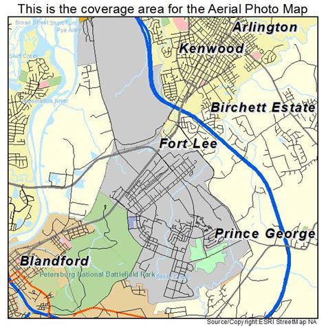 Map Of Fort Lee Va Virginia