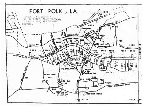 Map Of Ft Polk Louisiana