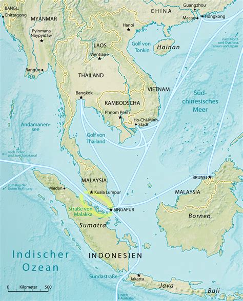 5 Malacca Strait Maps