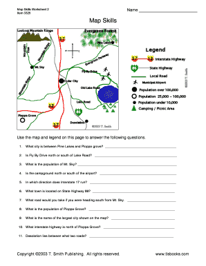 Map Skills Alabama With Map Use The Map To Answer Questions About