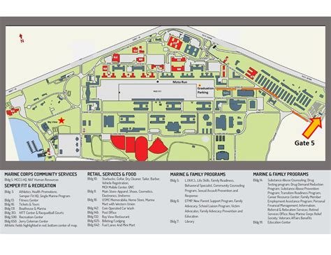 Marine Corps Recruit Depot San Diego Visitors Maps And Directions Maps And Directions