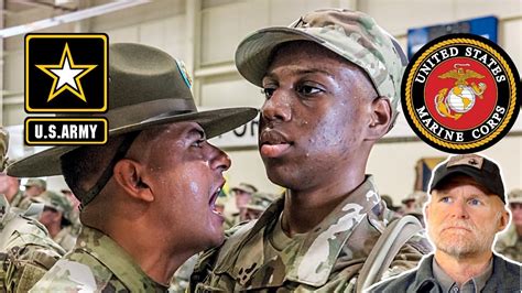 Marine Reacts To Army Recruits At Boot Camp By Business Insider Youtube