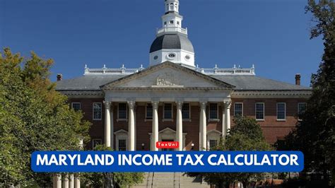 Maryland Income Tax Calculator 2024 2025