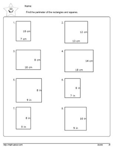 Master Calculating Perimeters With These Worksheets Area Perimeter