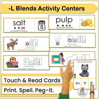 Master L Consonant Ending Blends With These Fun Worksheets Activities