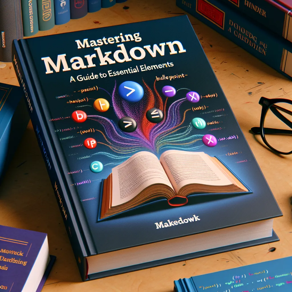 Mastering Markdown A Guide To Essential Elements