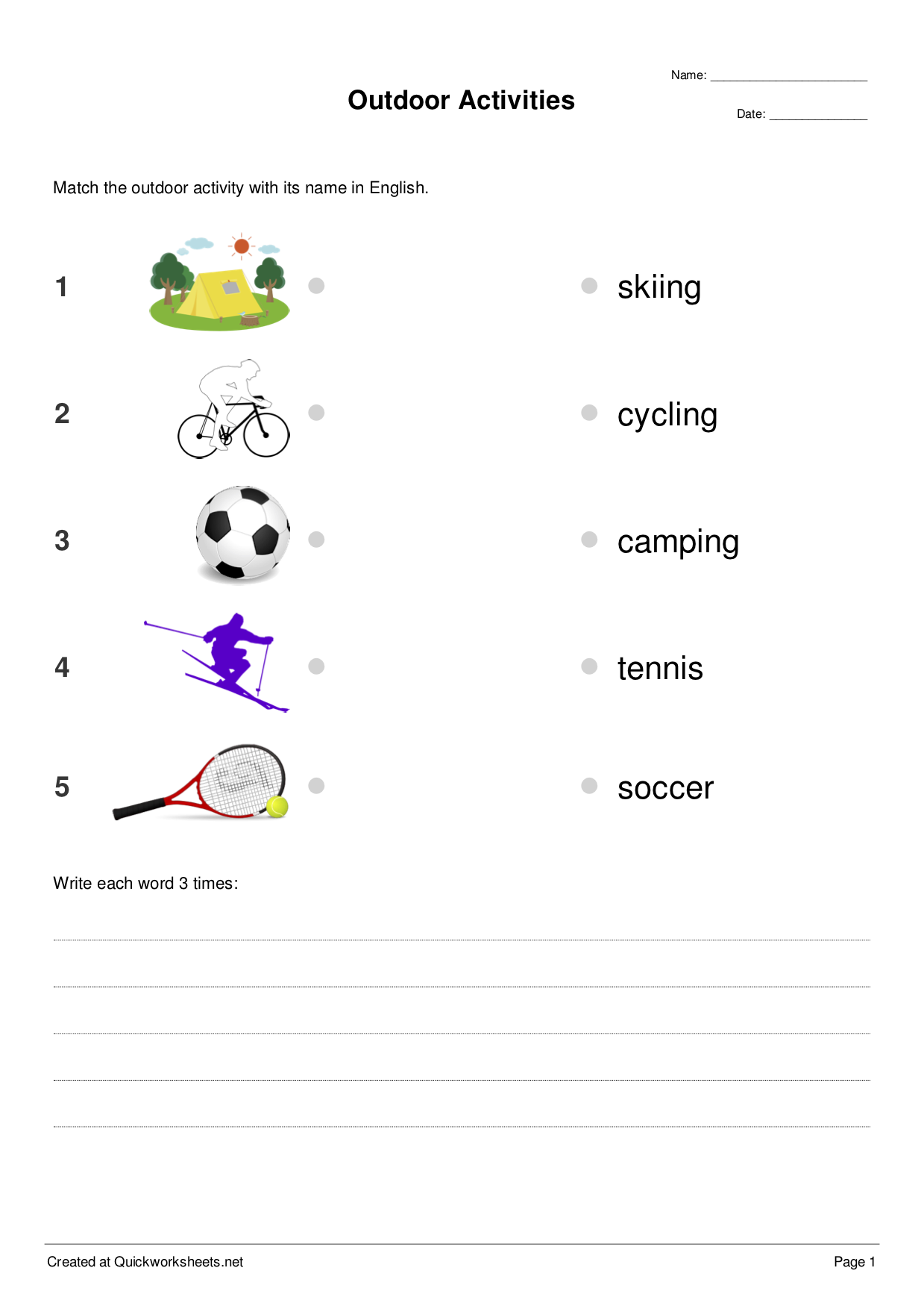 5 Ways to Create Engaging Matching Worksheets