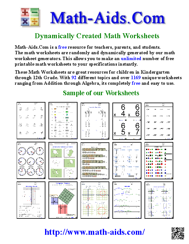 Math Aids Fractions Worksheet Answers Order Of Operation Worksheets