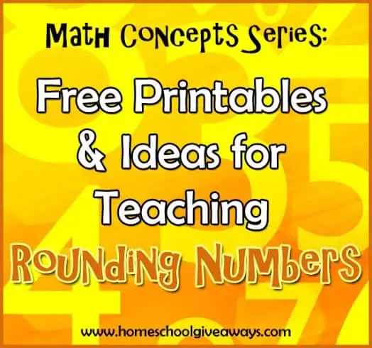 Math Concepts Series Free Printables Ideas For Teaching Rounding