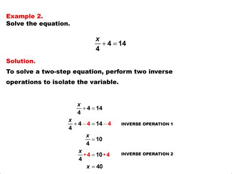 Math Example Solving Two Step Equations Of The Form X A B C Example 7 Media4math