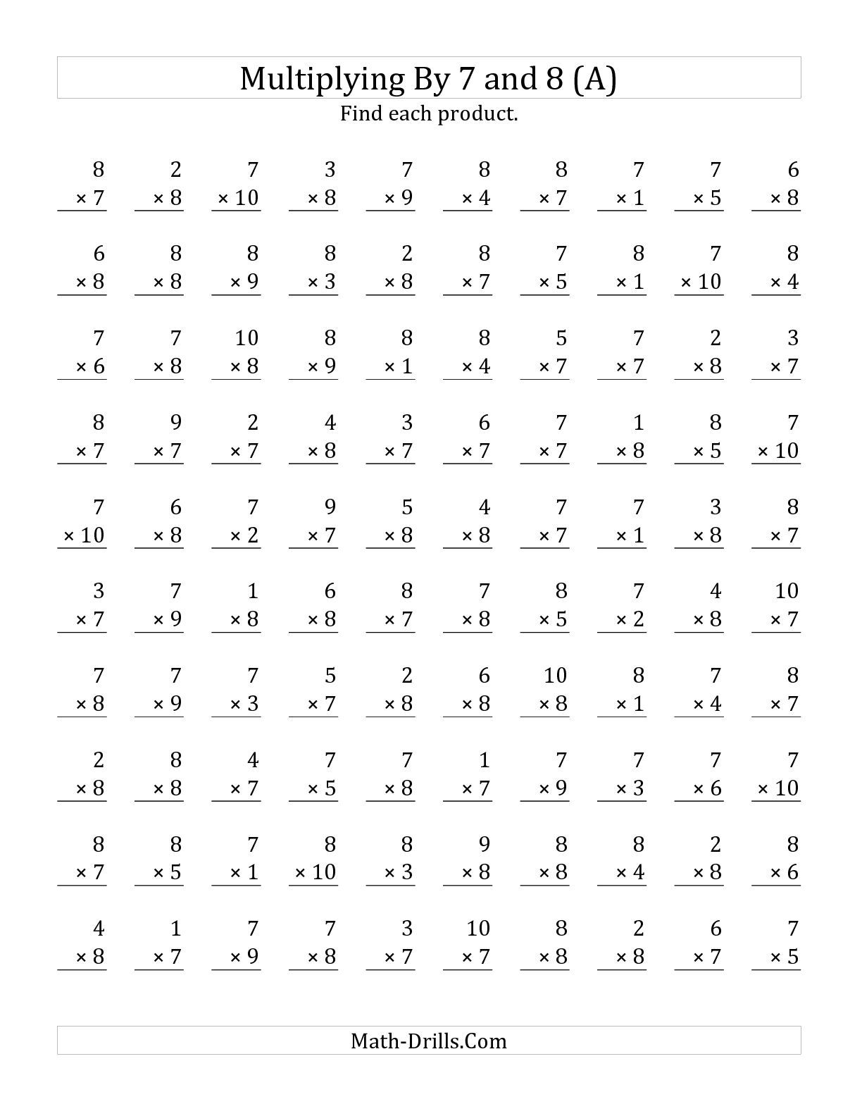 5 Fun Multiplication Worksheets for Math Mastery