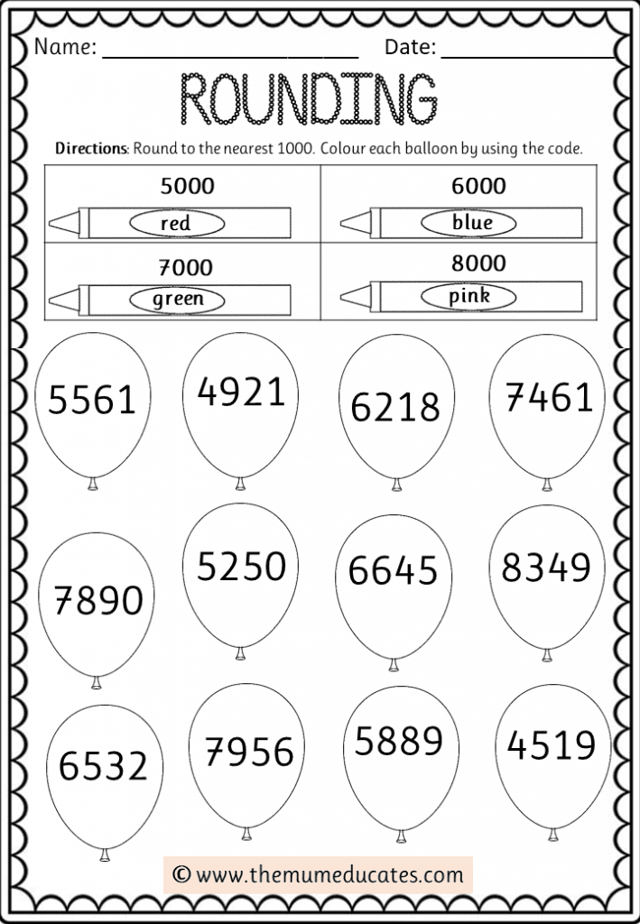 Math Grade 4 Rounding Numbers