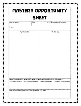 Math Mastery Worksheet By Maniac For Math Teachers Pay Teachers