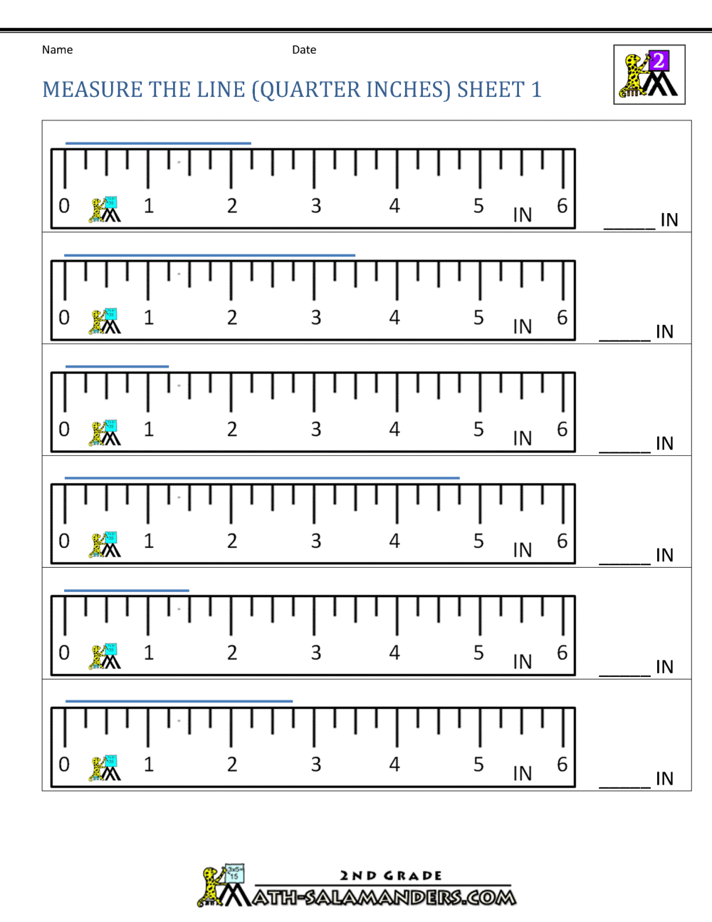 Math Of Measurement Worksheet