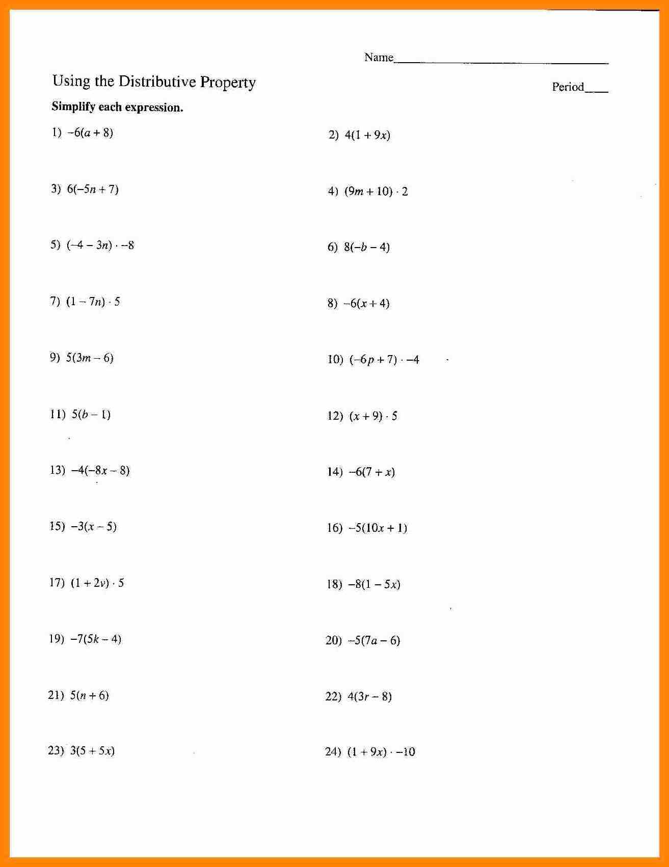 5 Must-Try Algebra 1 Worksheets for Math Mastery