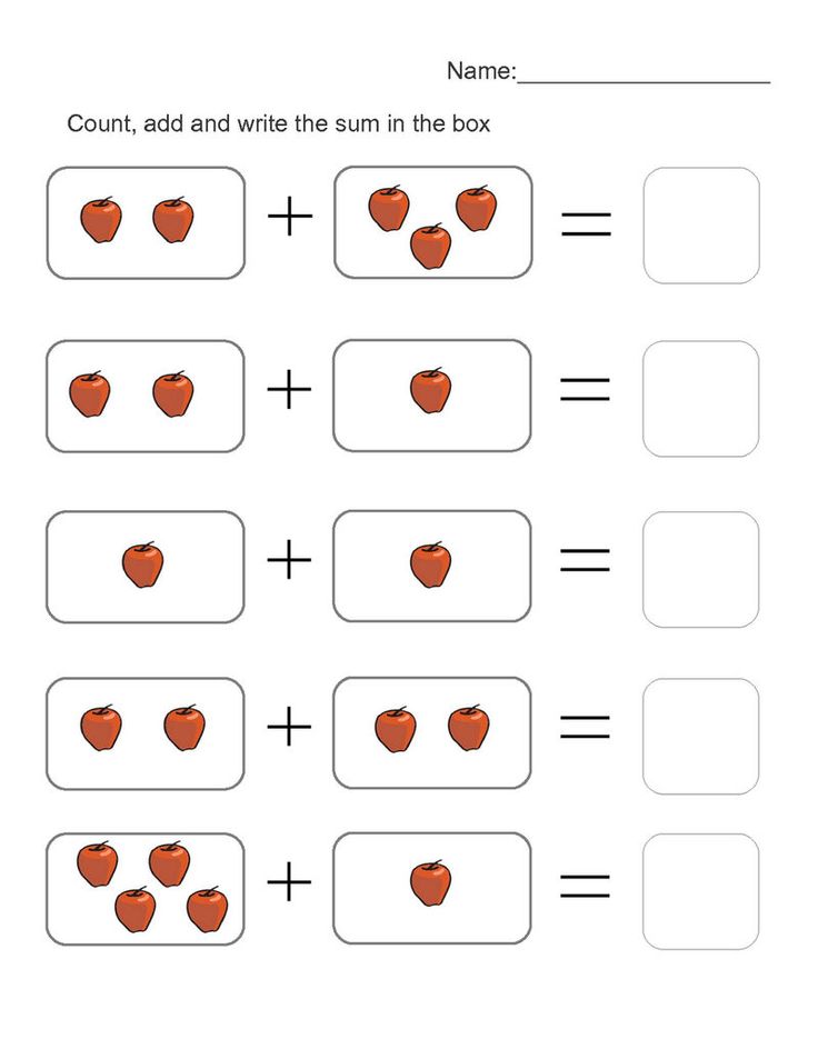 Fun Math Worksheets for 4 Year Olds