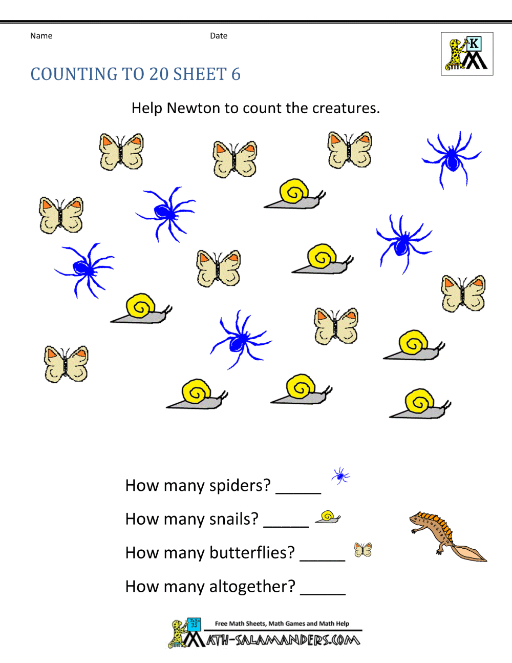 5 Fun Math Worksheets for Kindergarten Success