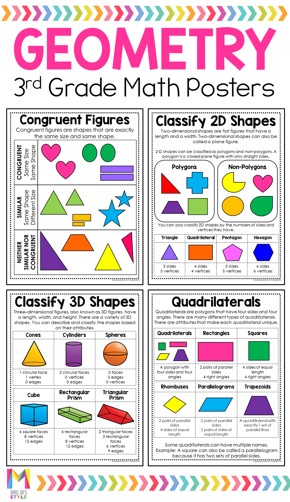 Mathematics Shapes Grade 3 Thomas Knox S 3Rd Grade Math Worksheets