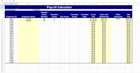 Maximizing Efficiency And Accuracy With Free Google Sheet Payroll And Ebay Calculators Rural