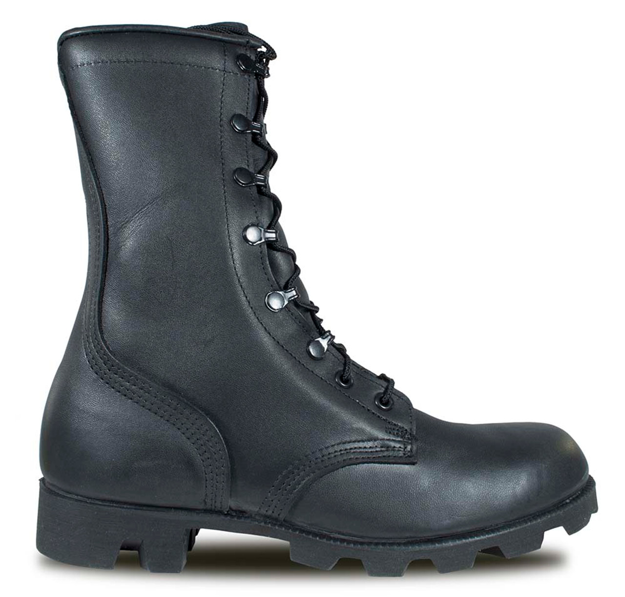 Mcrae Black All Leather Combat Boot With Panama Sole 10 Inch Usa Made Empire Tactical Gear