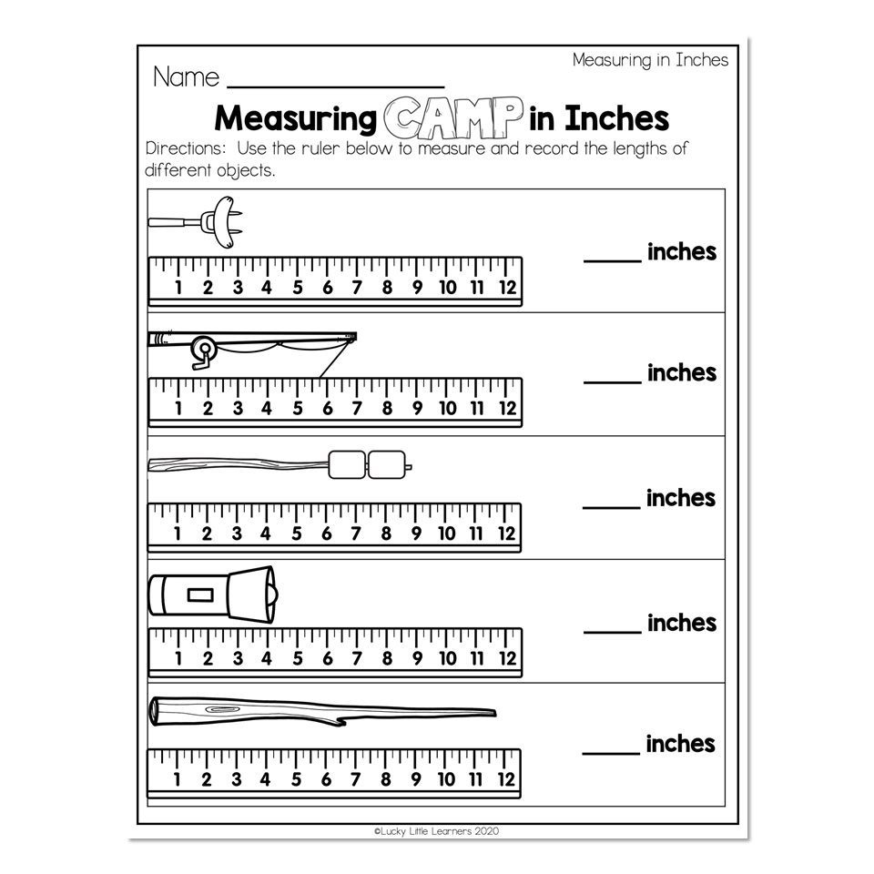 Master Inches with Our Fun Measurement Worksheets