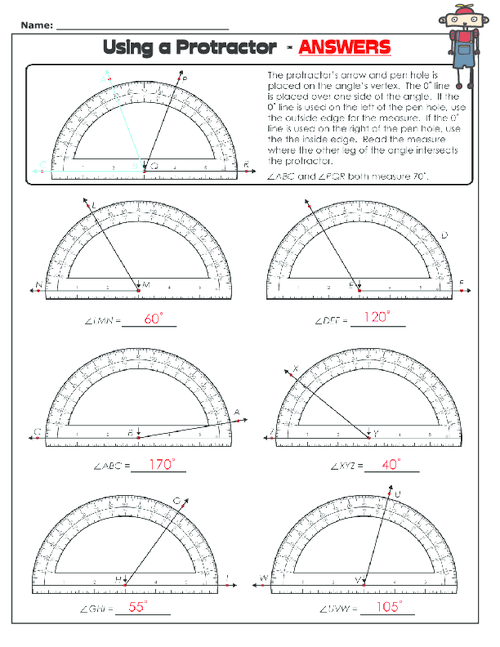 Fun 4th Grade Angles Measurement Worksheet!