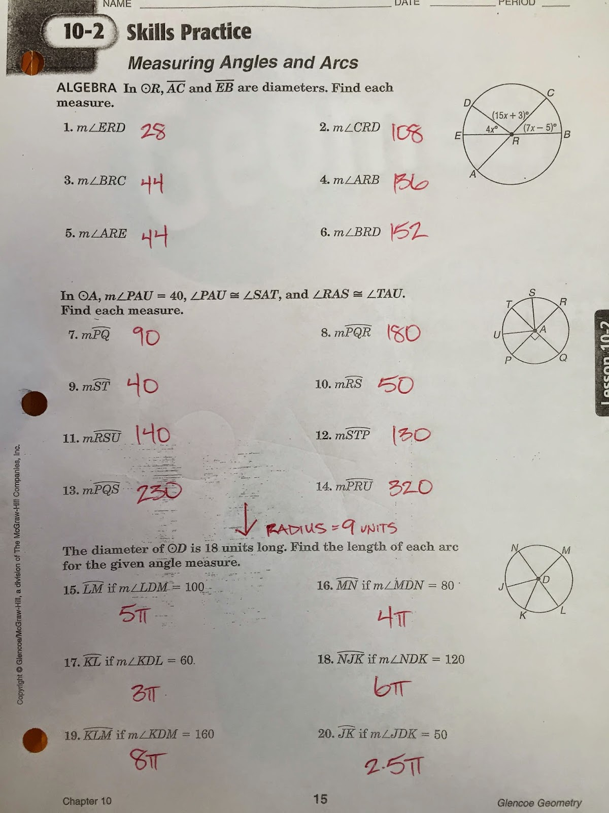 5 Clever Tips for Mastering Angles and Arcs Worksheets