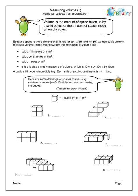 Measuring In Year 6 Age 10 11 Urbrainy Com