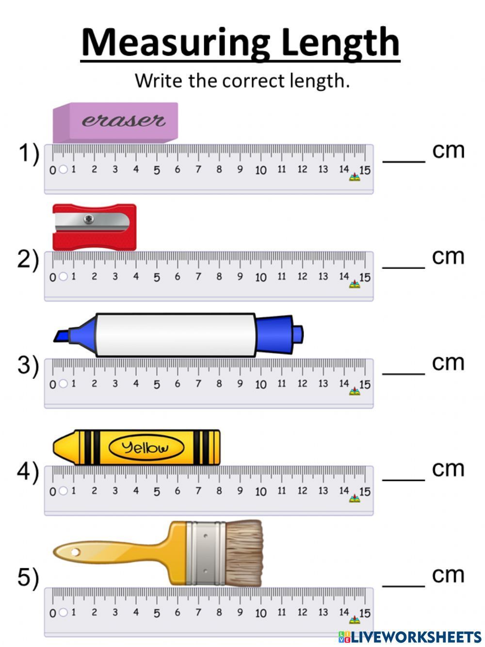 Measuring Length Worksheets 15 Worksheets Com