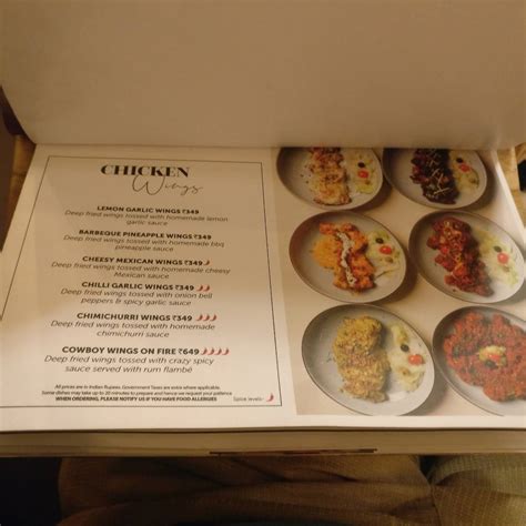 Menu At Goldman Amp 39 S Steakhouse Chennai