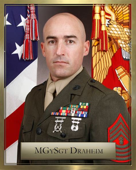 Mgysgt M Draheim 1St Marine Division Leaders