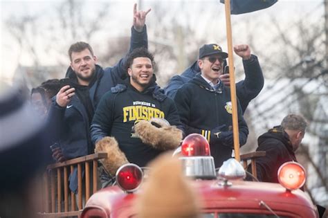 Michigan Football Celebrated As National Champions At Parade In Ann Arbor Mlive Com