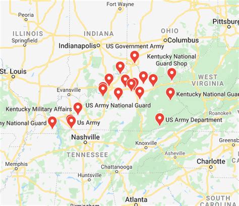 Kentucky Military Bases List