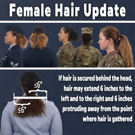 Military Hair Regulations For Women