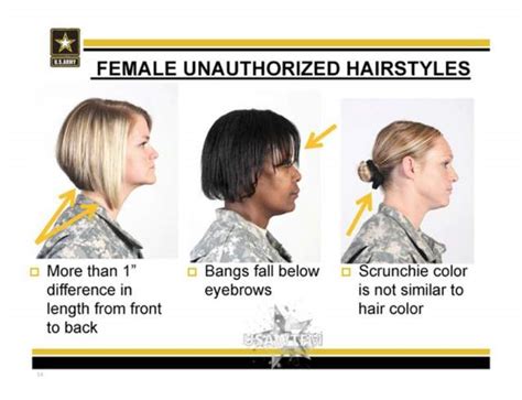 Military Haircut Regulations For Women