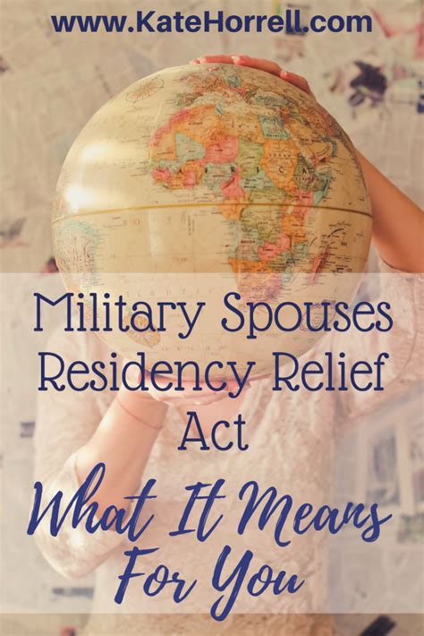 Military Spouses Residency Relief Act Katehorrell