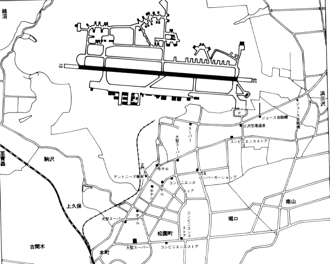 Misawa Air Base Map