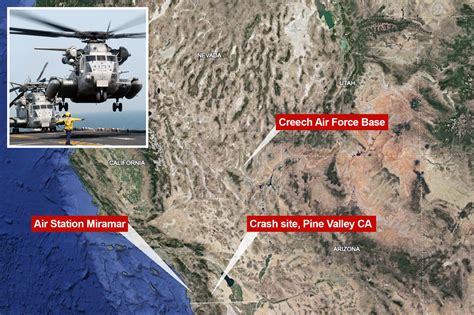 Missing Helicopter With 5 Marines On Board Found Search For Aircrew Continues