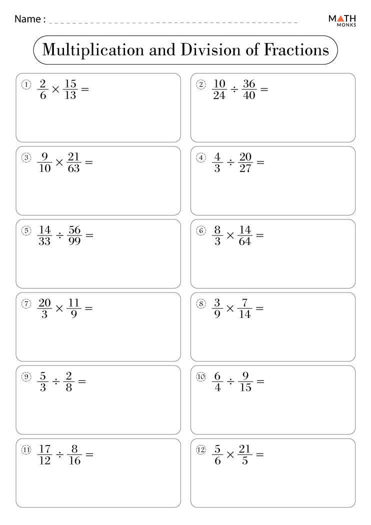 Mixed Fractions Worksheets Pdf