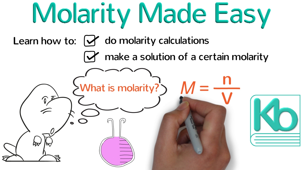 Molarity Made Easy How To Calculate Molarity And Make Solutions Youtube