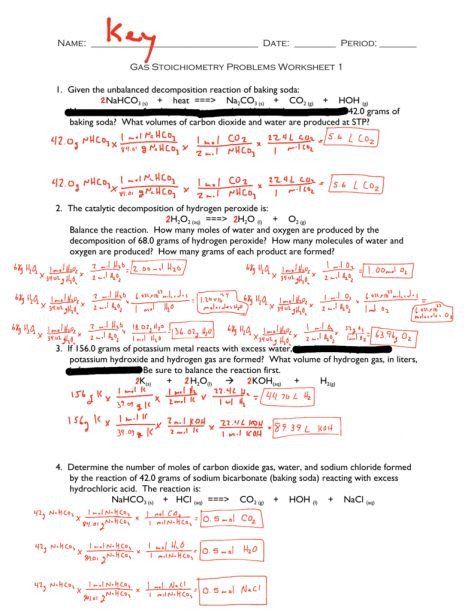 Master Mole to Mole Stoichiometry with Our Worksheet Answers