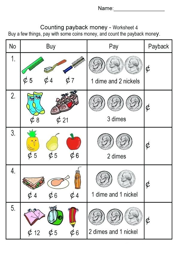 5 Fun Money Worksheets for 2nd Graders