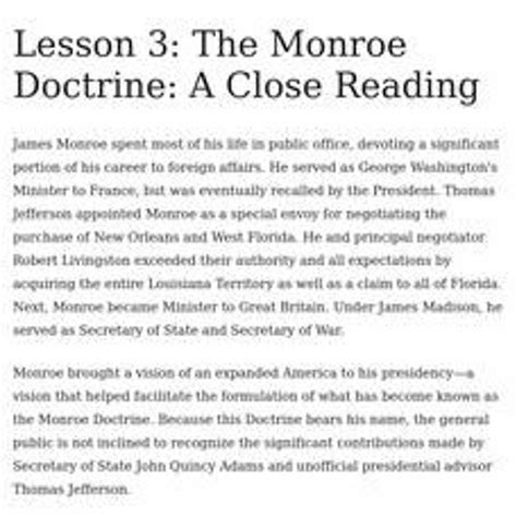 Monroe Doctrine Worksheet Pdf