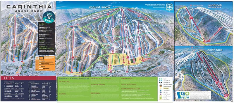 Mount Snow Trail Map Liftopia