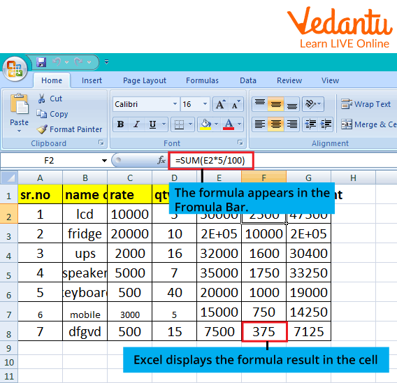 Ms Excel Formula Ms Excel Worksheet Ms Excel Worksheet Chalana Sikhe Youtube